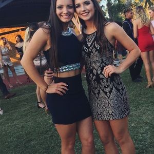 Navy Homecoming style dress... Two piece